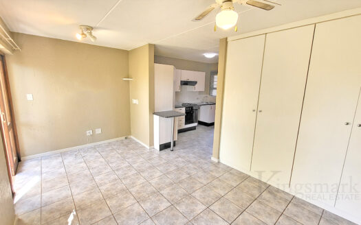 Ground floor studio apartment